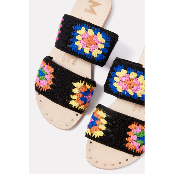 MANEBI x Evereve New in Box Crochet Double Strap Sandal // 7.5 - Picture 3 of 15